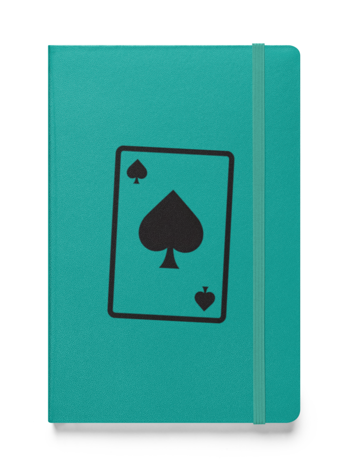 Ace of Spades - Hardcover Bound Notebook