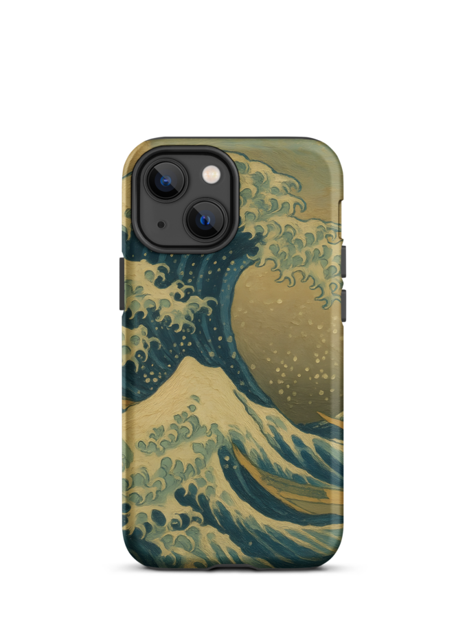 Japan Collection: Crashing Waves - Tough Case for iPhone