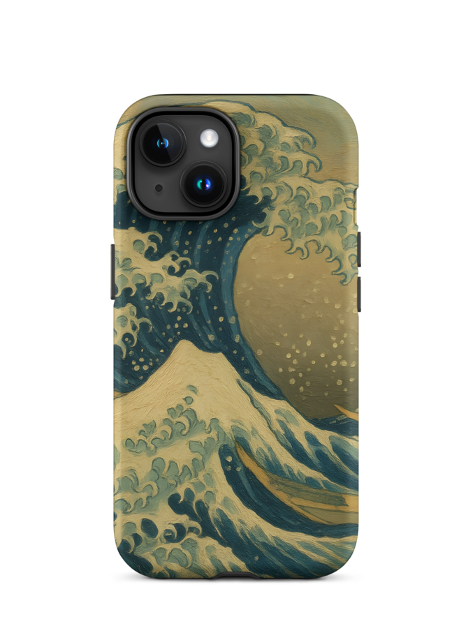 Japan Collection: Crashing Waves - Tough Case for iPhone