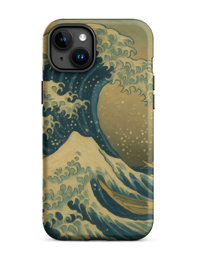 Japan Collection: Crashing Waves - Tough Case for iPhone